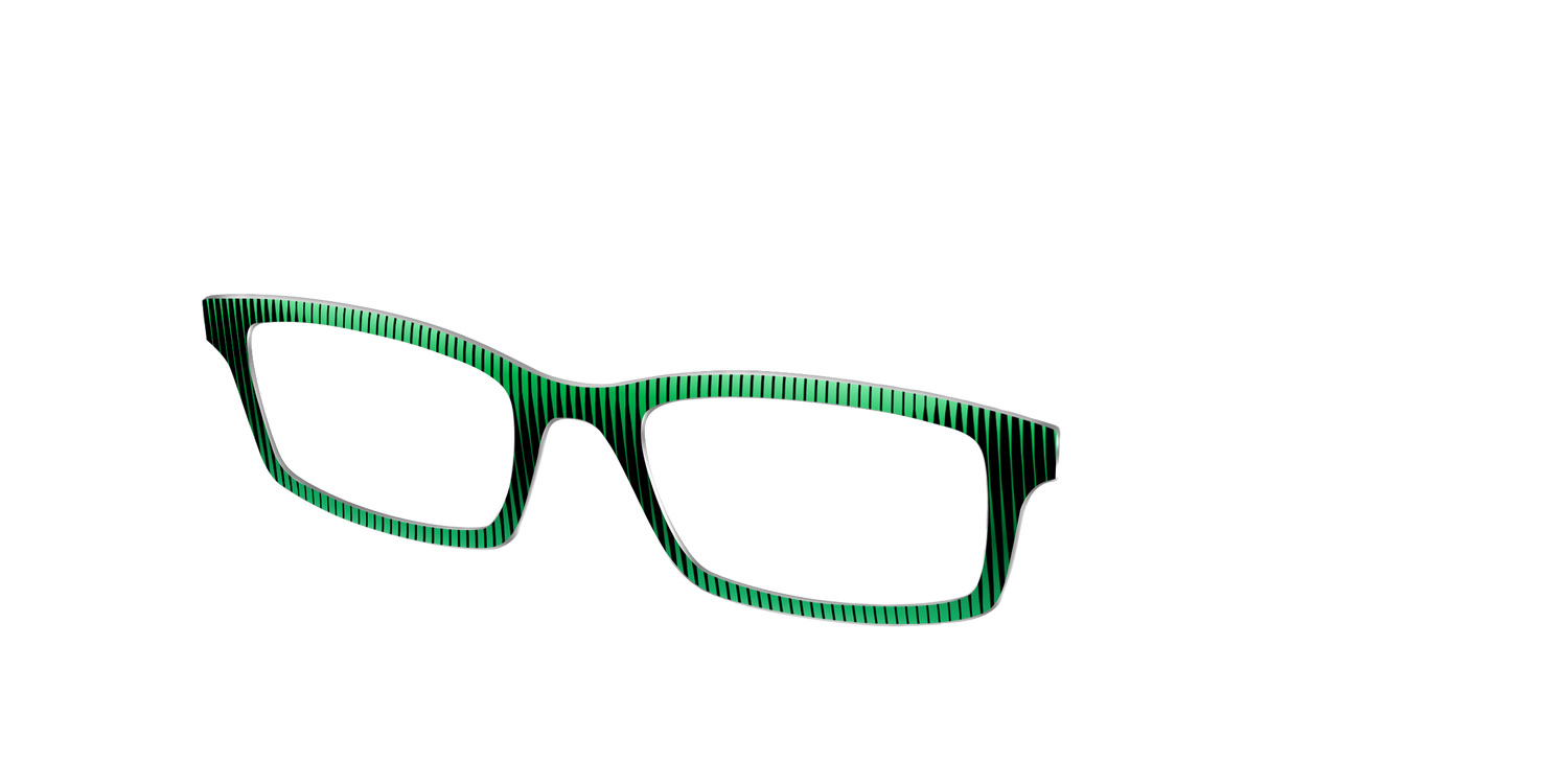 The Soundwave Stripes - Angle Top Image - Pair Eyewear
