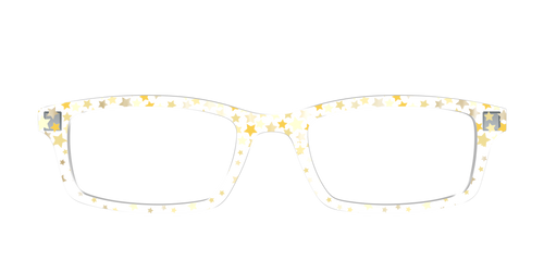 The Starlight Confetti Crystal with Gold Foil - Pair Eyewear
