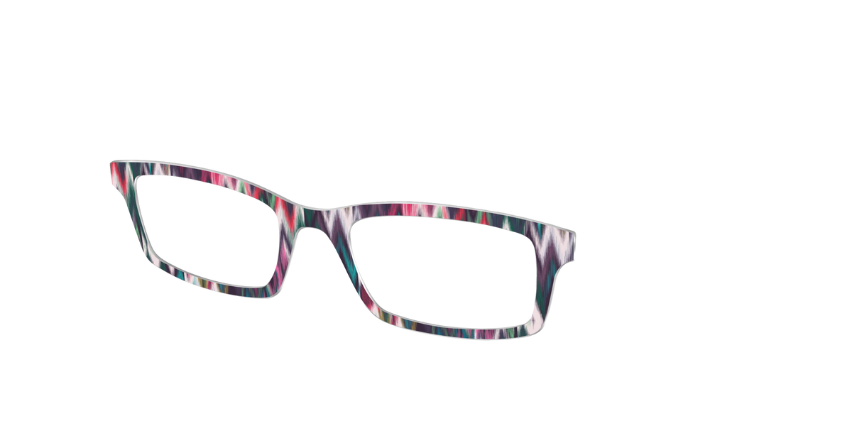 The Teal Ikat - Angle Top Image - Pair Eyewear