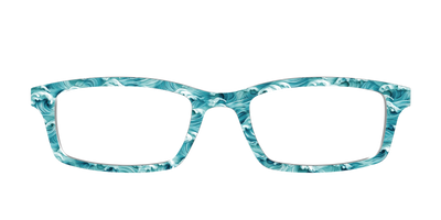 The Teal Tidal Waves - Front Top Thumbnail - Pair Eyewear