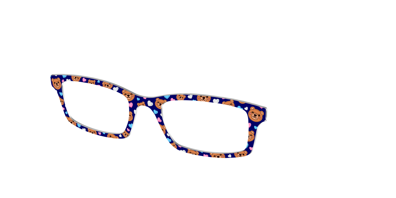 The Teddy Bear Charms - Angle Top Image - Pair Eyewear