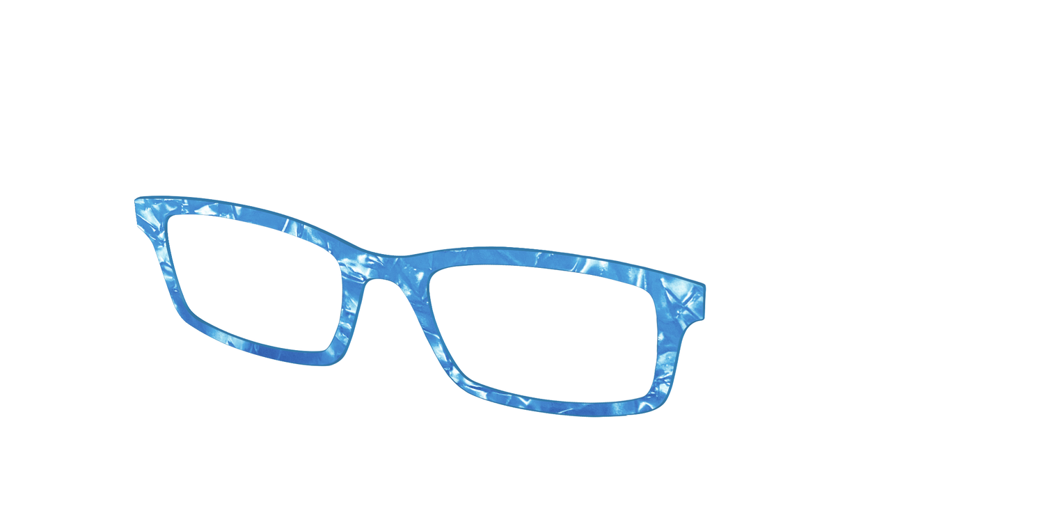 The Topaz Pearl Marble - Angle Top Image - Pair Eyewear