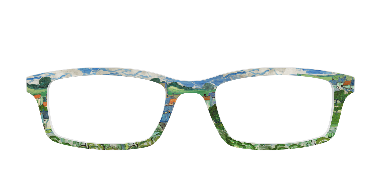 The View of Auvers-Sur-Oise - Front Top Image - Pair Eyewear