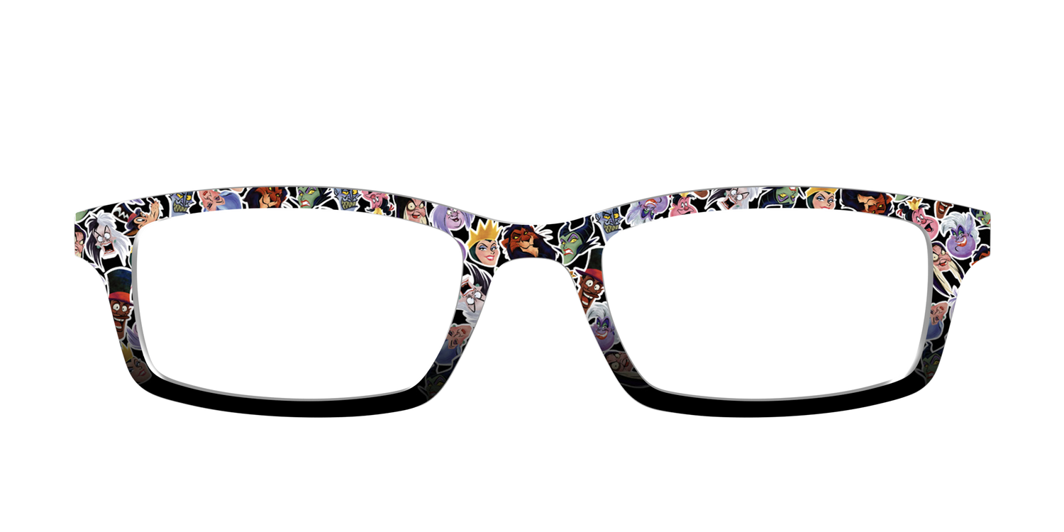 Villains Stickers - Front Top Image - Pair Eyewear