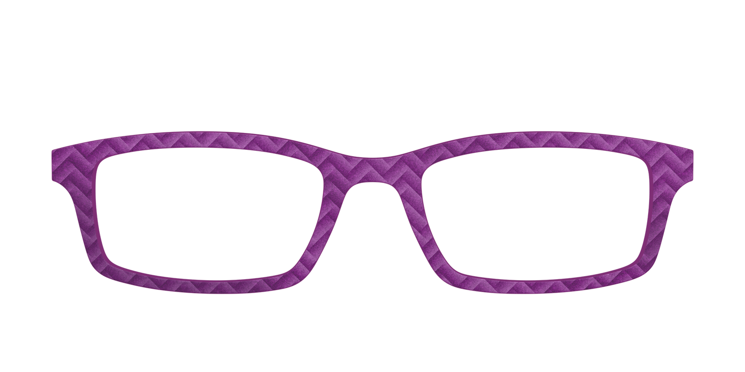 The Violet Herringbone - Front Top Image - Pair Eyewear