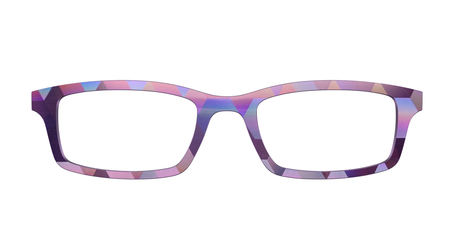 The Violet Rhombus - Front Top Image - Pair Eyewear