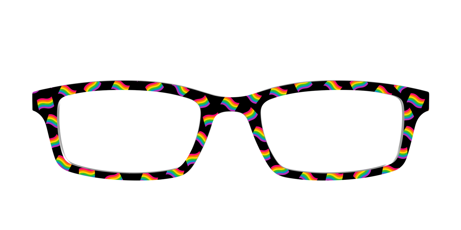 The Waving Pride - Front Top Image - Pair Eyewear