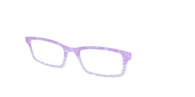 The Wavy Pearl Crystal Split - Angle Top Thumbnail - Pair Eyewear