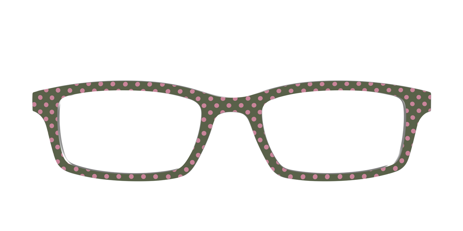 The Whimsical Polka Dot - Front Top Image - Pair Eyewear