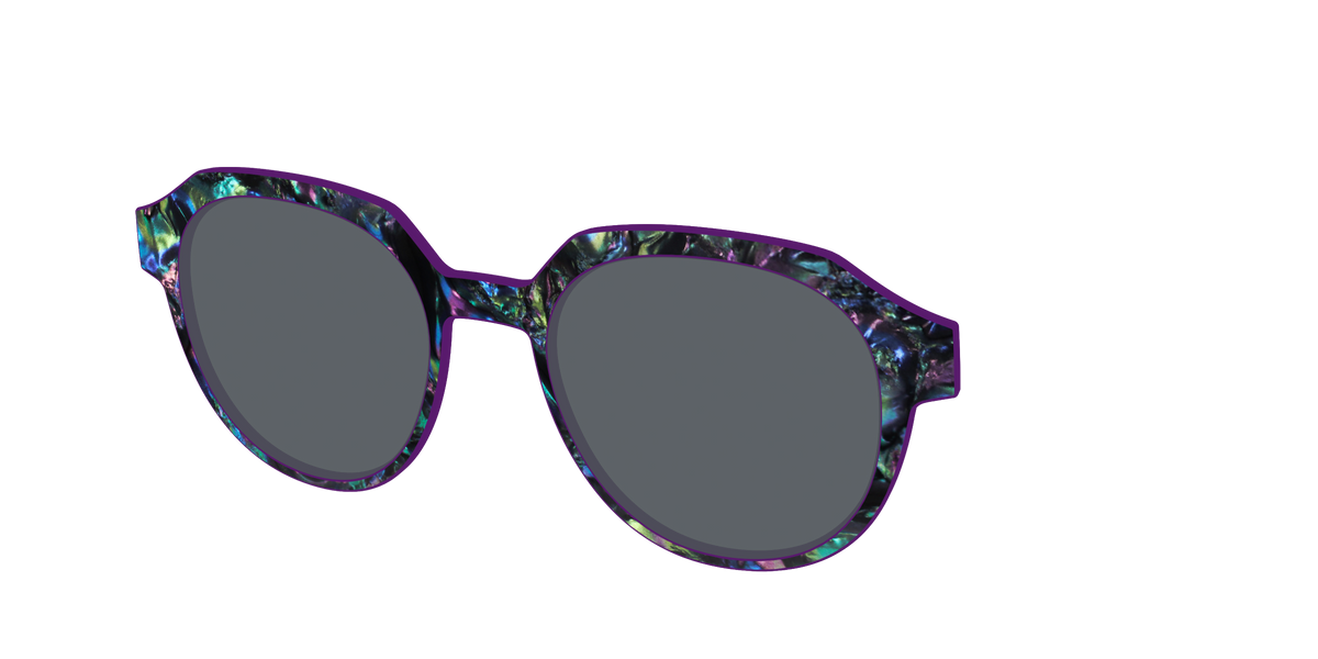 The Polarized Abalone Sun Top - Angle Top Image - Pair Eyewear