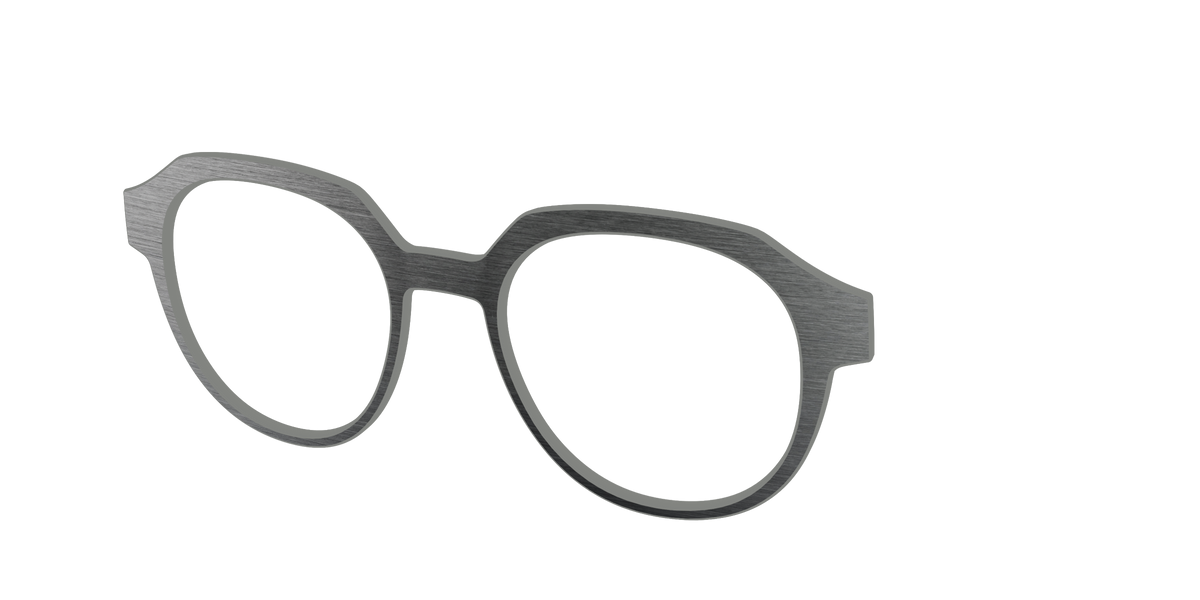 The Brushed Nickel - Angle Top Image - Pair Eyewear