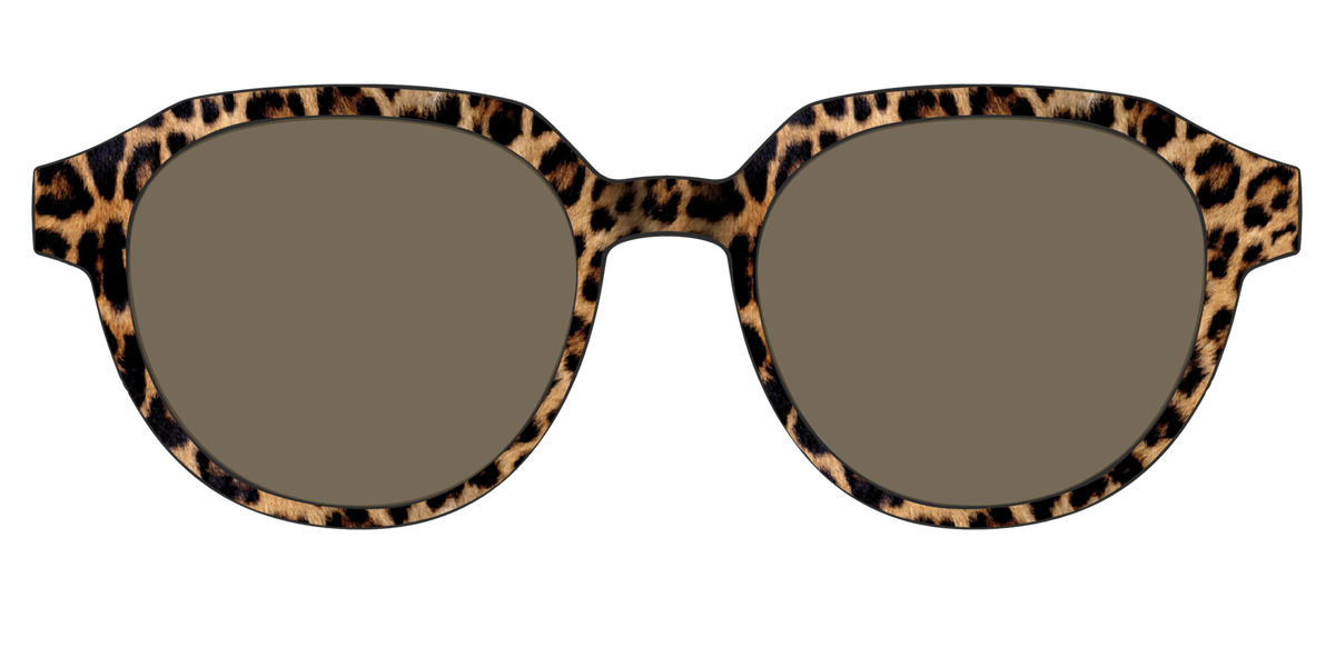 The Polarized Cheetah Spots Sun Top - Front Top Image - Pair Eyewear