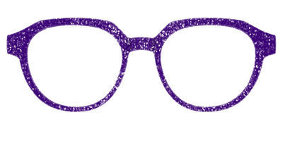 The Electric Purple Sparkle - Front Top Thumbnail - Pair Eyewear
