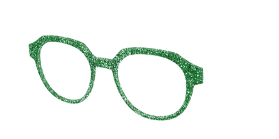 The Emerald Sparkle - Angle Top Thumbnail - Pair Eyewear