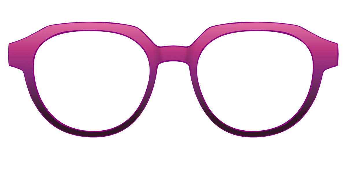 The Pink to Plum Gradient - Front Top Image - Pair Eyewear
