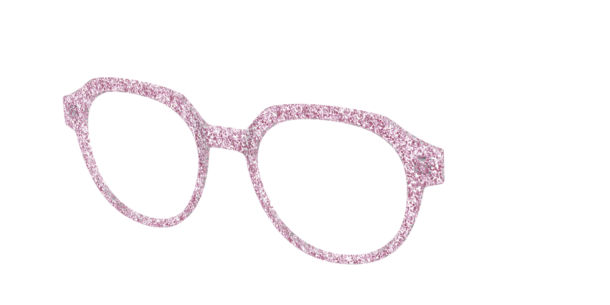 The Rose Gold Sparkle - Angle Top Image - Pair Eyewear