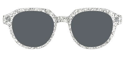 The Polarized Silver Sparkle Sun Top - Front Top Thumbnail - Pair Eyewear