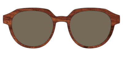 The Polarized Woodgrain Sun Top - Front Top Thumbnail - Pair Eyewear