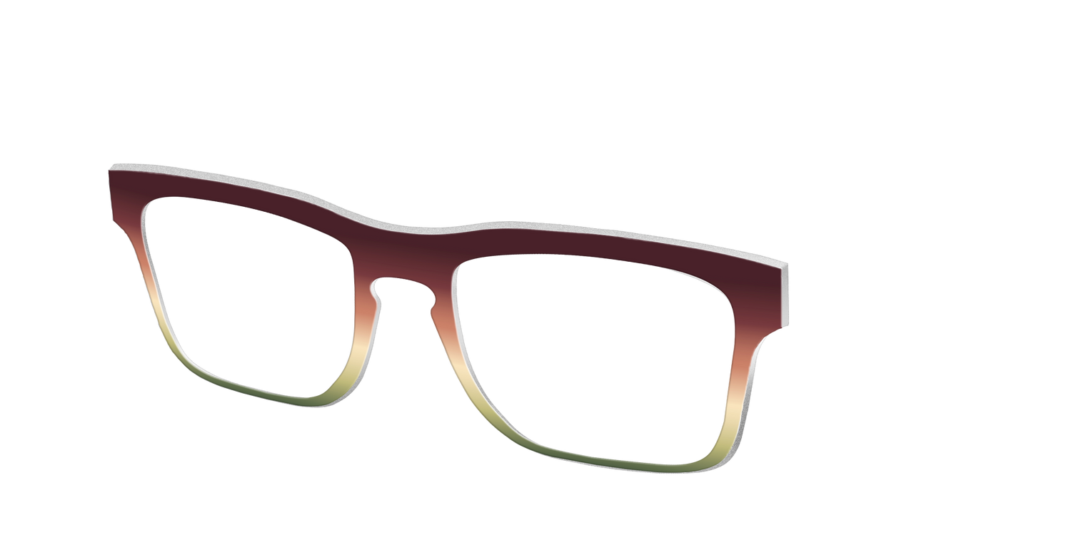 The Acorn to Moss Gradient - Angle Top Image - Pair Eyewear