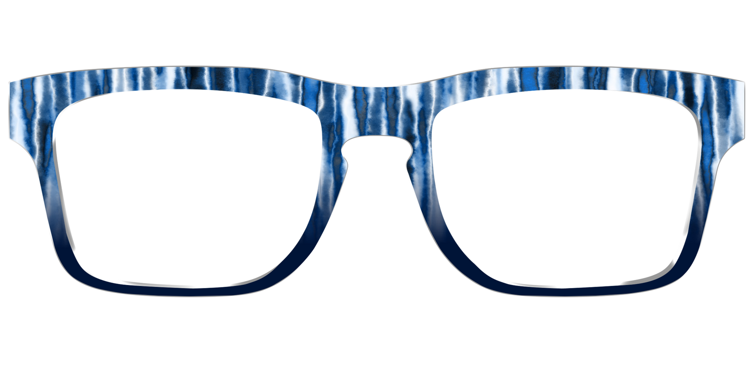 The Azure Tie-Dye - Front Top Image - Pair Eyewear