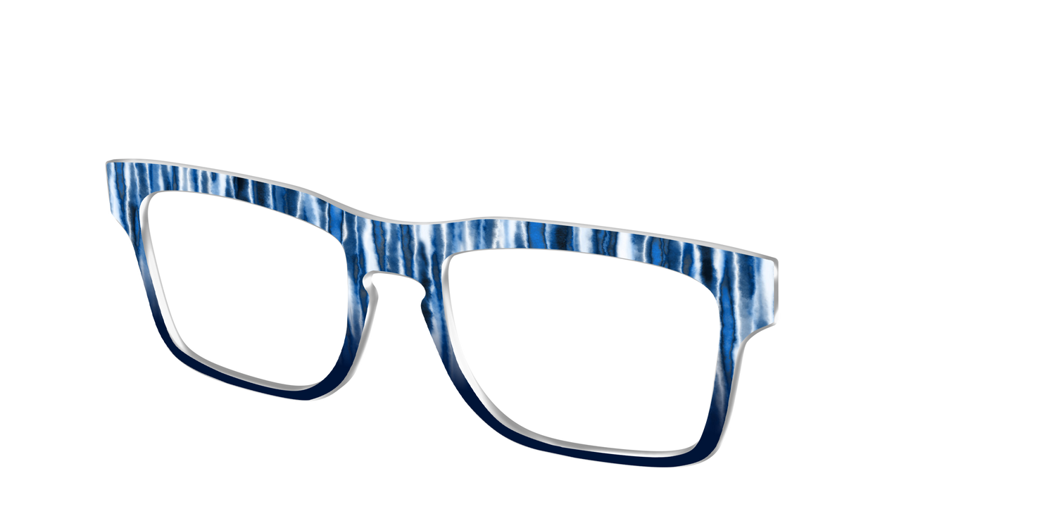 The Azure Tie-Dye - Angle Top Image - Pair Eyewear
