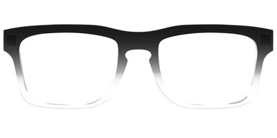 The Black Gradient Crystal - Front Top Thumbnail - Pair Eyewear