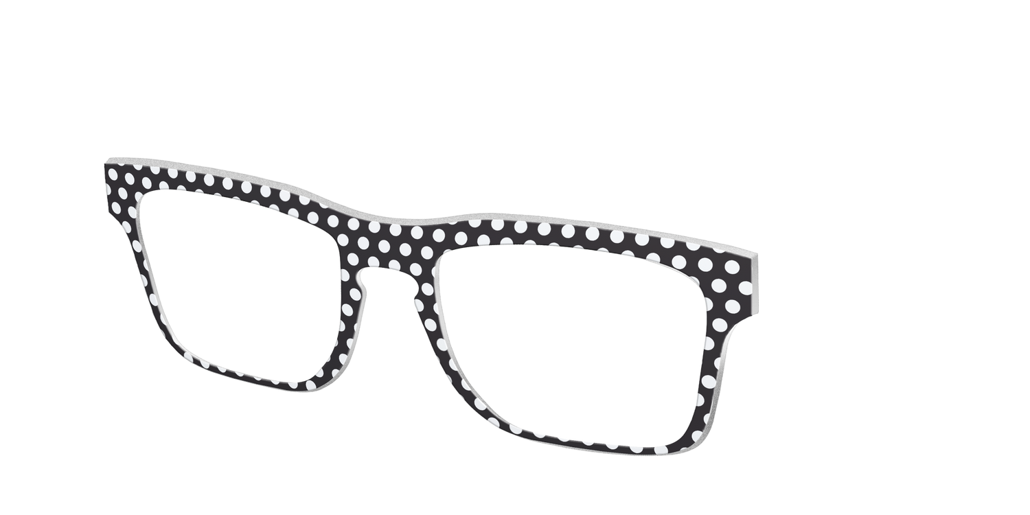 The Black Polka Dots - Angle Top Image - Pair Eyewear