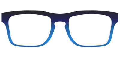 The Black to Blueberry Gradient - Front Top Thumbnail - Pair Eyewear