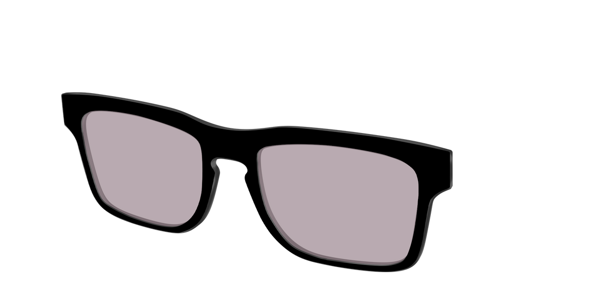 The Black with Gray Gaming lens - Angle Top Image - Pair Eyewear