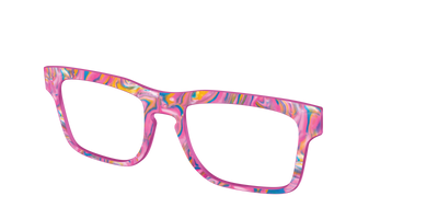 The Bubble Gum Pearl Marble - Angle Top Thumbnail - Pair Eyewear