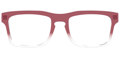 The Burgundy Gradient Crystal - Front Top Thumbnail - Pair Eyewear