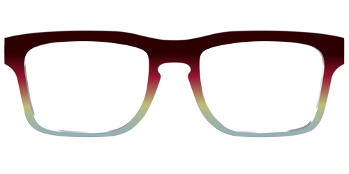 The Cherry to Frosted Mint Gradient - Pair Eyewear
