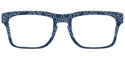 The Embroidered Indigo - Front Top Thumbnail - Pair Eyewear