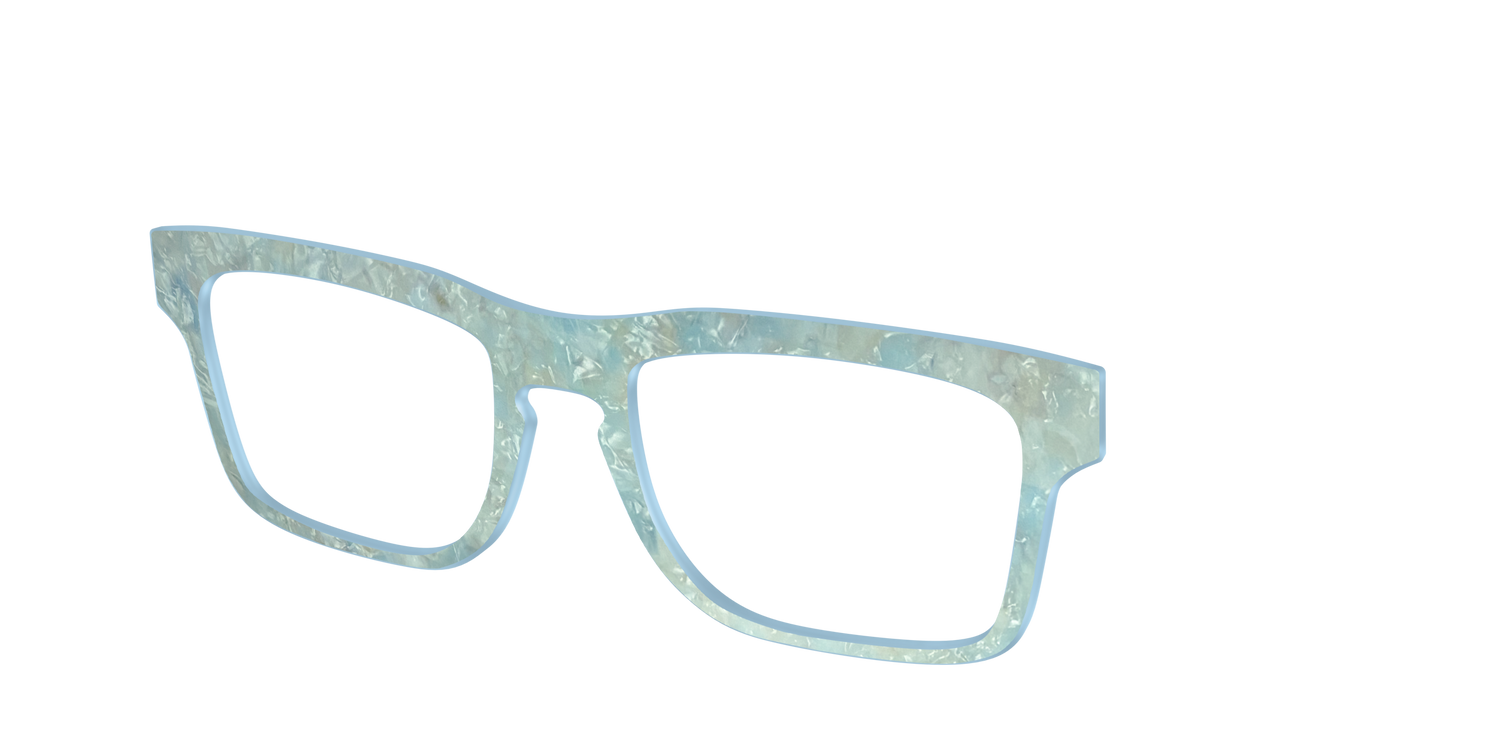 The Ethereal Pearl - Angle Top Image - Pair Eyewear