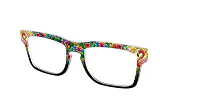 The Flamingo Stained Glass - Angle Top Thumbnail - Pair Eyewear