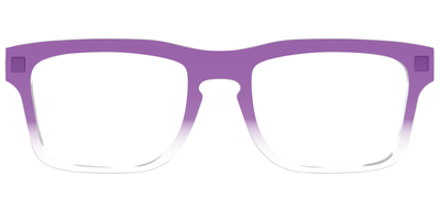 The Grape Gradient Crystal - Front Top Thumbnail - Pair Eyewear