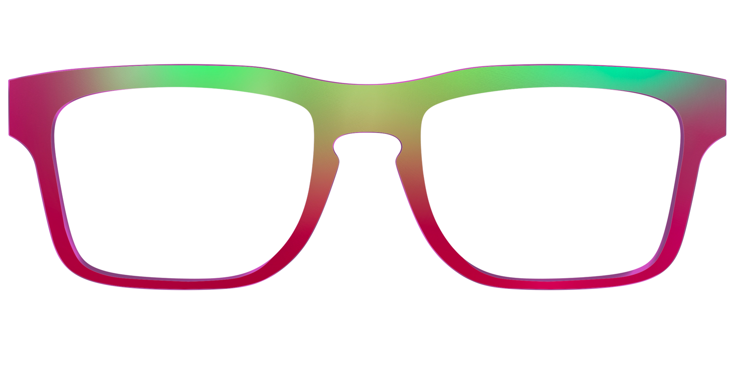 The Guava Ombre - Front Top Image - Pair Eyewear