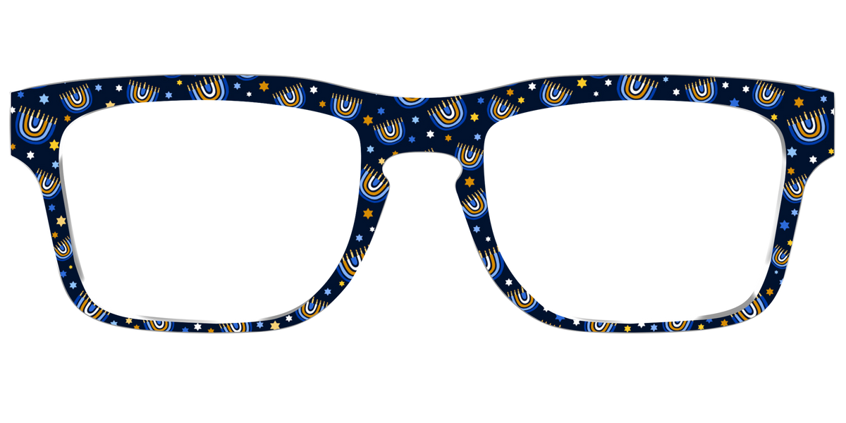 The Hanukkah Menorahs - Front Top Image - Pair Eyewear