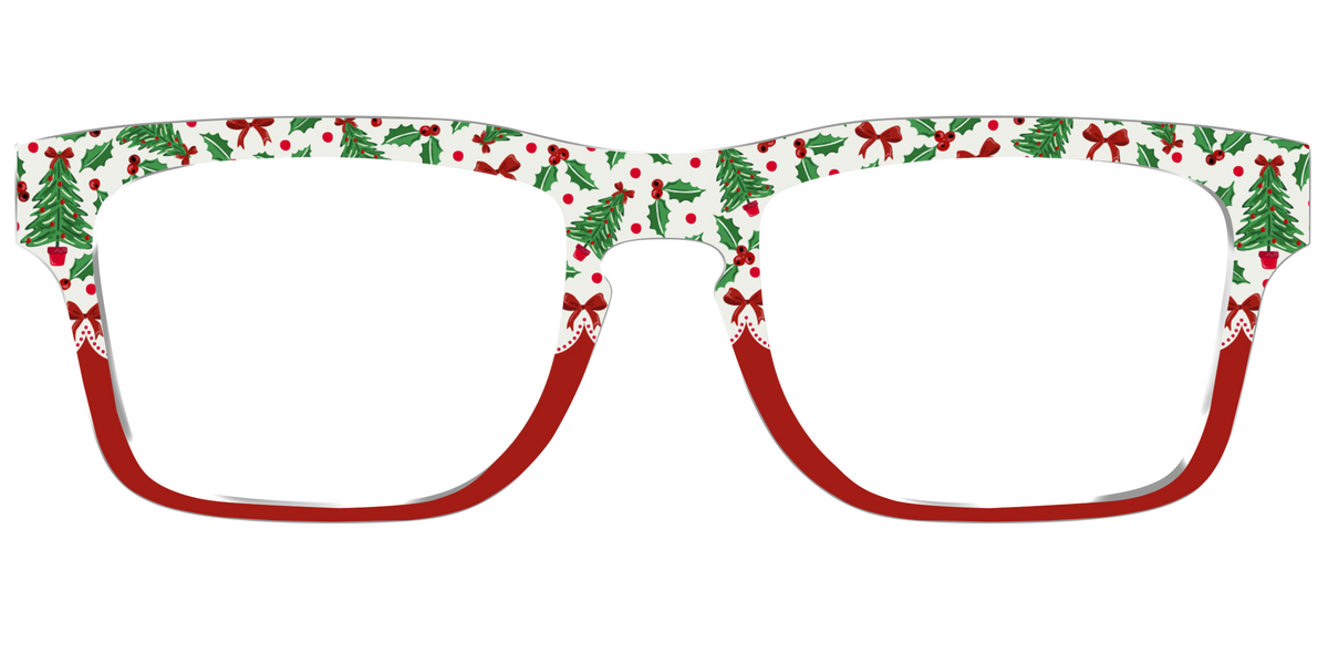 The Holly Jolly Split - Front Top Image - Pair Eyewear