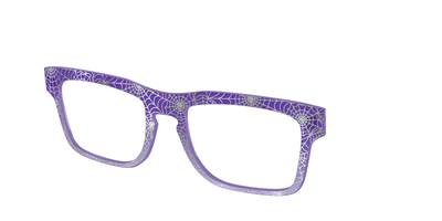 The Holographic Purple Webbed Crystal - Angle Top Thumbnail - Pair Eyewear