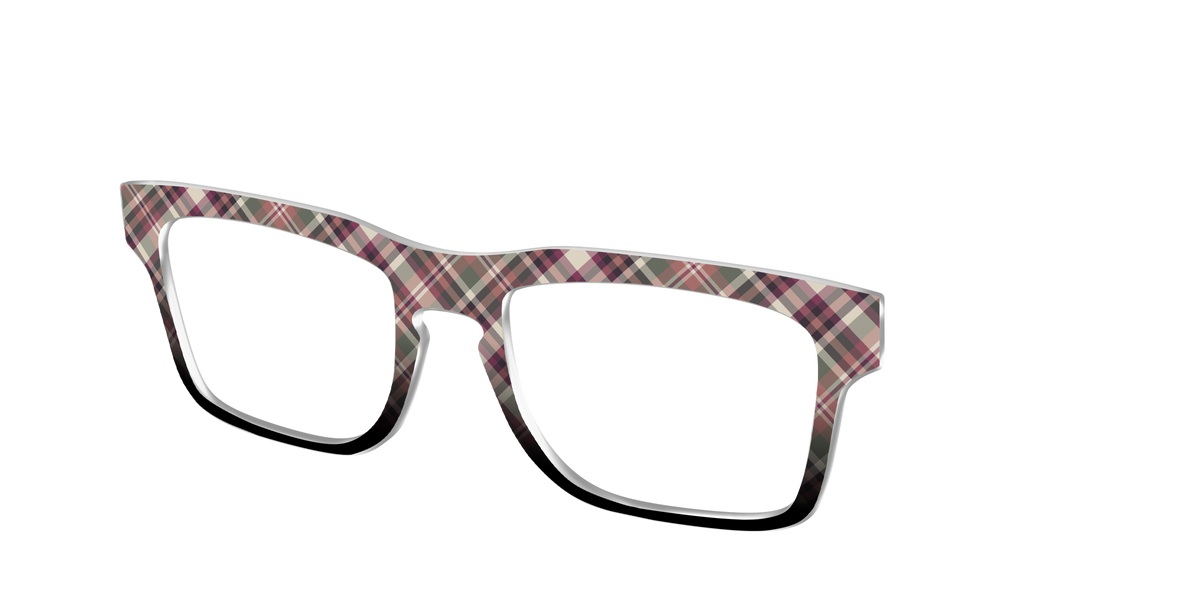 The Homespun Plaid - Angle Top Image - Pair Eyewear