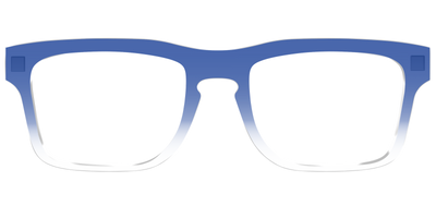 The Indigo Gradient Crystal - Front Top Thumbnail - Pair Eyewear