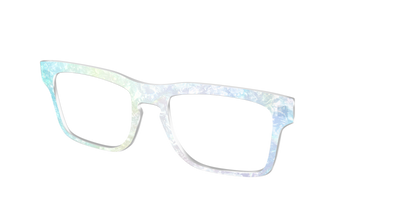 The Iridescent Pearl Marble Crystal - Angle Top Thumbnail - Pair Eyewear