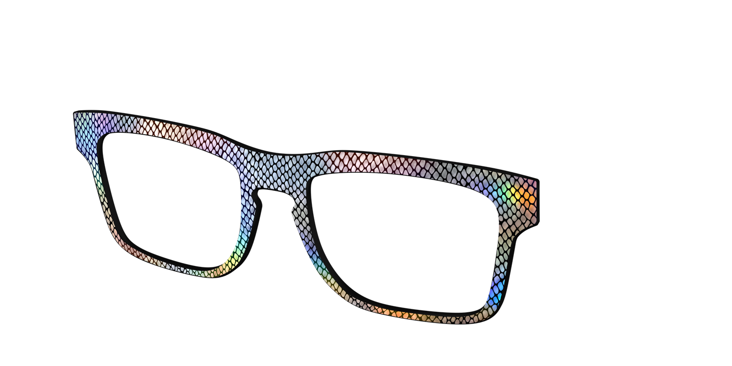 The Iridescent Serpent - Angle Top Image - Pair Eyewear