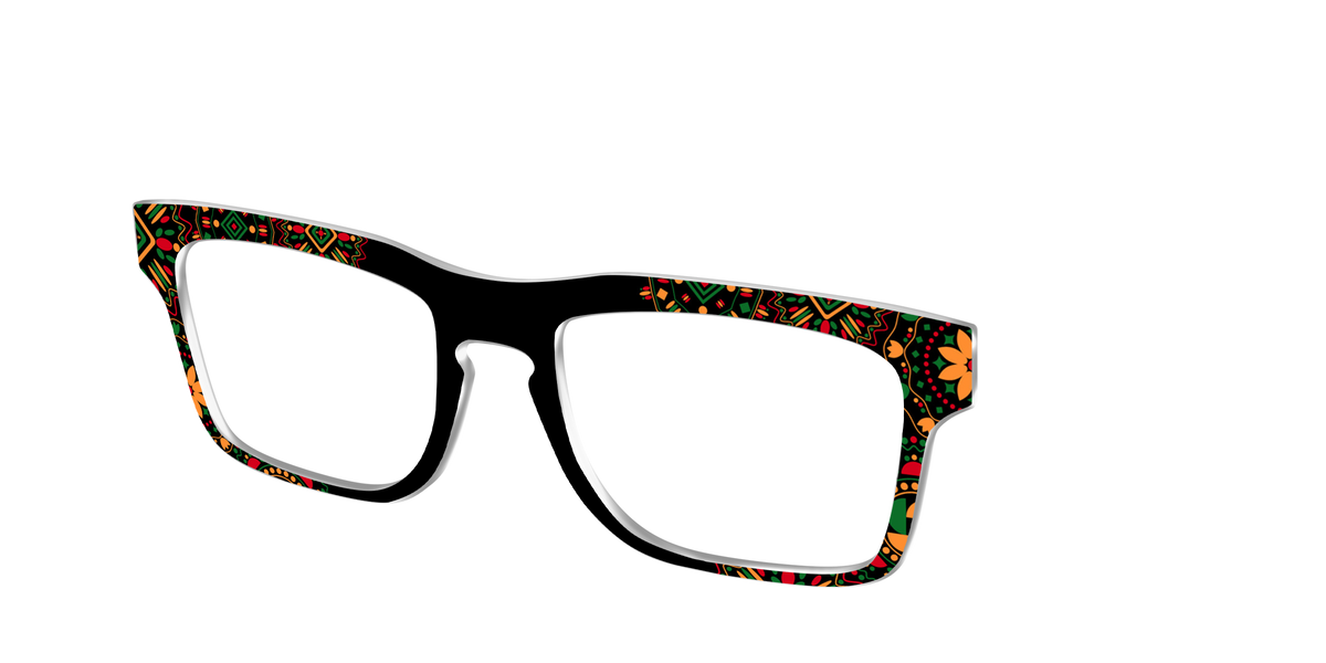 The Kwanzaa Medallion - Angle Top Image - Pair Eyewear