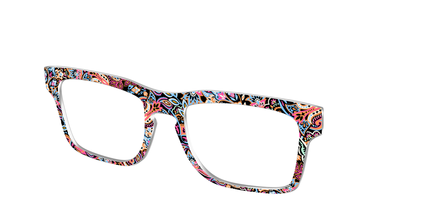 The Lavish Paisley - Angle Top Image - Pair Eyewear