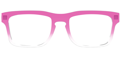 The Magenta Gradient Crystal - Front Top Thumbnail - Pair Eyewear