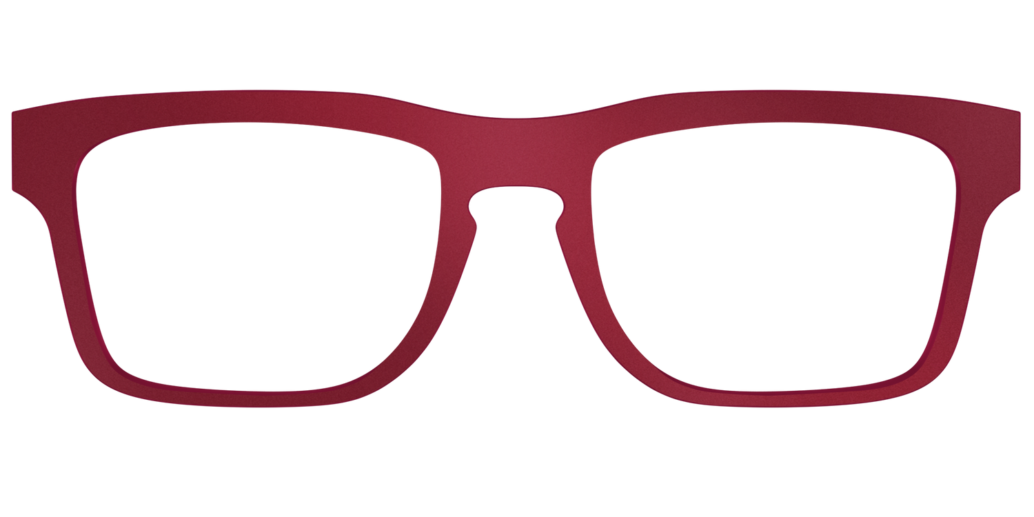 The Matte Burgundy - Front Top Image - Pair Eyewear
