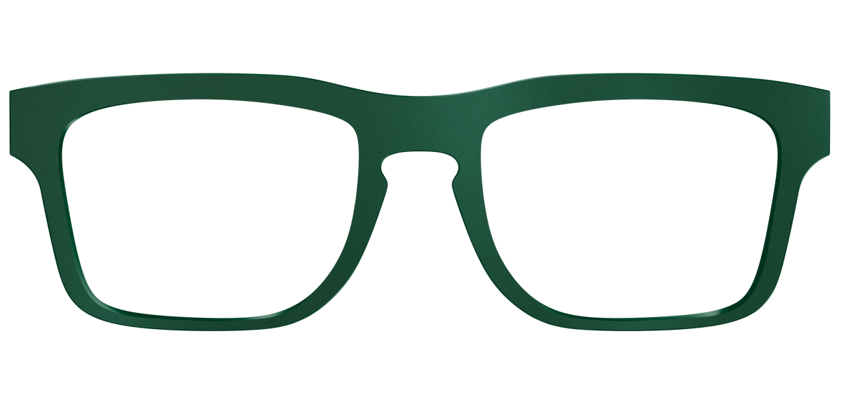 The Matte Spruce - Front Top Image - Pair Eyewear