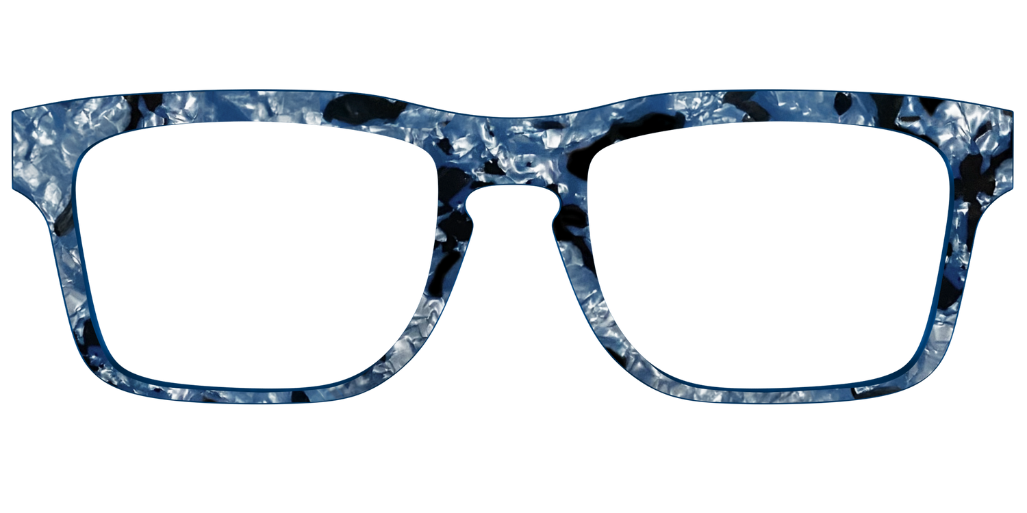 The Midnight Blue Pearl Tortoise - Front Top Image - Pair Eyewear